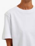 Футболка Essential Boxy Fit Selected, White - фото 3