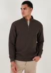 Толстовка Buratti Sweatshirt, Dark Brown - фото
