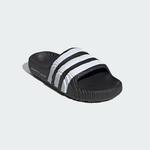 Шлепанцы Adidas ADILETTE 22 SLIDES, цвет Black/White - фото 4