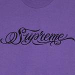 Футболка Supreme Script Tee Purple, фиолетовый - фото 2