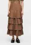 Макси-Юбка авив Sandro, Marron - фото 3