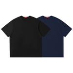 Футболка унисекс Double Star 88, белый/темно-синий - фото 30