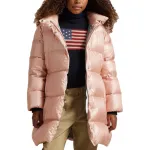 Детская пуховик Polo Ralph Lauren, розовый - фото 5