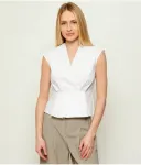 Блузка MLLBAZAR regular fit Marella, белый - фото