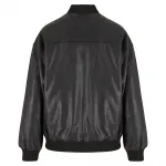 Куртка Urban Classics Synthetic Leather bomber, черный - фото 4