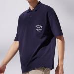 Футболка поло унисекс CAT, тёмный хаки - фото 9