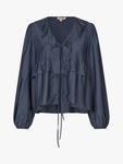 Блузка с рюшами Charlotte A-VIEW, Navy - фото 4