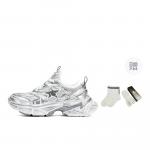 Низкие массивные кеды унисекс STARTER, Silver - фото