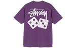 Футболка Stussy с пигментной покраской Dice, виноградный фиолетовый - фото 10