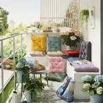 Подушка для стула Glasgow "лаванда" 40x40x8 см Erwin Müller - фото 5