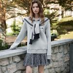 ELLE Свитшот Women's Medium Gray - фото 7