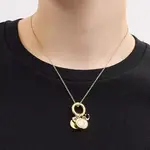 COACH Латунное позолоченное ожерелье Women's Gold - фото 4