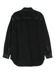 Acne Studios джинсовая рубашка с длинными рукавами, черный - фото