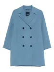 Двубортное пальто 'S Max Mara, синий - фото