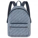 DIOR Хлопковый рюкзак унисекс синий - фото