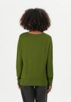Джемпер TOM TAILOR FLUENT V NECK, Deep Ivy Green/Green - фото 3