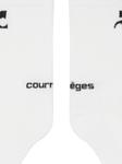 Courrèges носки с логотипом, белый - фото 2