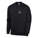 Свитера хангыль толстовка тяжелого веса Nike, черный - фото