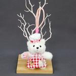 Плюшевый кулон повар медведь высота 12см CHUNTUSHU, синий - фото 10