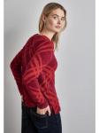 Лонгслив Street One Langarmshirt, цвет Beet Red - фото 4