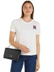Сумка hilfiger borsa a tracolla con monogramma Tommy, черный - фото 2
