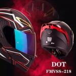 Шлем модульный Guenzo с двумя козырьками, черный / салатовый - фото 5