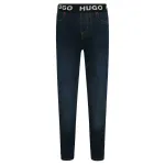 Джинсы узкого кроя Hugo, синий - фото