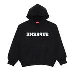 Толстовка Supreme Reverse Hooded Sweatshirt, Black - фото