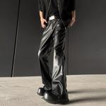 ZIAREL Кожаные брюки Unisex Black Moderate - фото 3