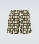 Плавки-шорты с принтом Dries Van Noten, мультиколор - фото 4