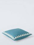 Подушка с шевронной каймой John Lewis, Blue - фото 3