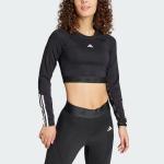 Лонгслив Adidas Hyperglam Training, черный - фото 2