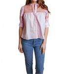 Саттон блузка в розовом LAROQUE - фото 3