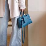 PAYOT Кожаная сумка через плечо, Elephant Gray - фото 7