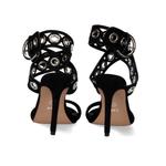 Женские туфли Silvia-224 на высоком каблуке черные Exe - фото 5