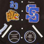 Университетская куртка Supreme Tiger, коричневая - фото 3