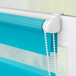 Рулонные шторы twentyfour Piasek IV, 120x150x5 см, синий - фото 4