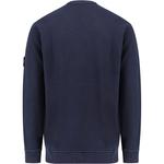 Окрашенный свитшот STONE ISLAND, синий - фото 4