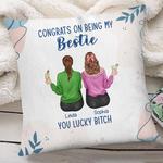 Custom Персонализированная квадратная подушка Option 3 - фото 3