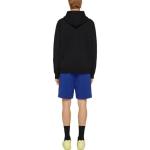 Шорты для бега Cotton с принтом Wave Givenchy, синий - фото 5