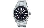 CASIO Часы Men Standard Series Black Watch MTP-VD02D-1E, Black Dial - фото