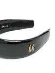 Ободок Vernice Miu Miu, черный - фото 2