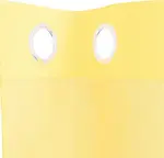 Шторы из вуали с люверсами, 2 шт., желтые vidaXL - фото 4