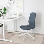 Конференц-стул LÅNGFJÄLL IKEA, цвет gunnared blue/white - фото 3