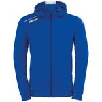 Куртка Kempa Trainingsjacke PLAYER HOOD JACKET, цвет royal/weiß - фото