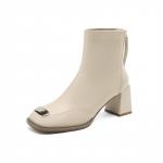 Женские Ботильоны Бежевый/Черный JOSINY, Экрю - фото 2
