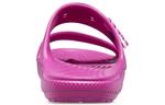 Шлепанцы и сланцы Crocs Classic Cozy Unisex Purple Red Sandals - фото 5
