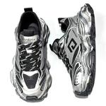 Кроссовки мужские толстые низкие Devanro, цвет Silver White - фото 8