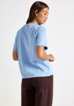 Футболка Lindex Basic T-shirt, Dusty Blue/Blue - фото 2