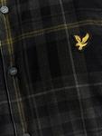 Тартановая рубашка из вельвета Lyle & Scott, Jet Black - фото 6